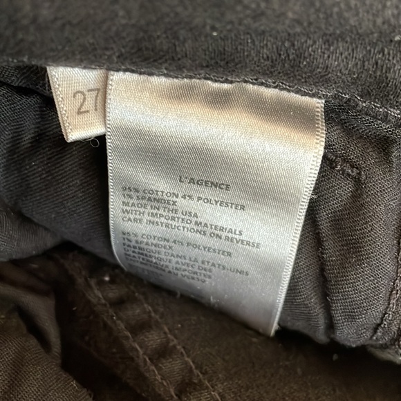 L’AGENCE Angelique High Rise French Slim Jeans Size 27 - Picture 11 of 13